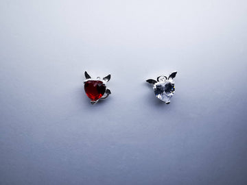 Aretes Angelito Diablo Plata .925