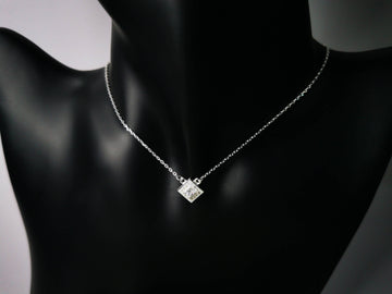 Collar con Rombo Mini de Plata .925